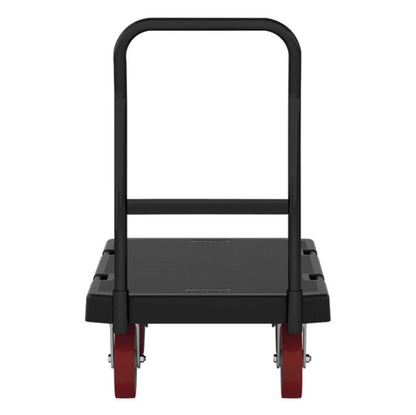Heavy Duty Platform Truck Cart 24" x 36", 1600 lb Capacity Resin Deck Platform Dolly, Commercial Utility Cart for Warehouse, Stockroom & Industrial Use