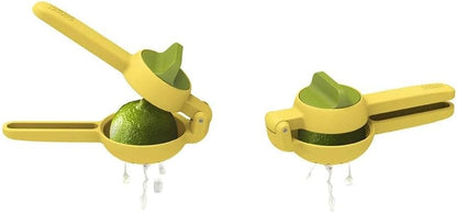 20171 Joseph Joseph JuiceMax Dual-action Citrus Press, Yellow