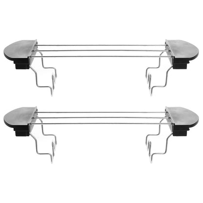 Ciieeo 2-Pack Stainless Steel Toast Rack for Toaster Oven Replacement Adjustable Sandwich Holder Toast Warming Rack for Kitchen Baking