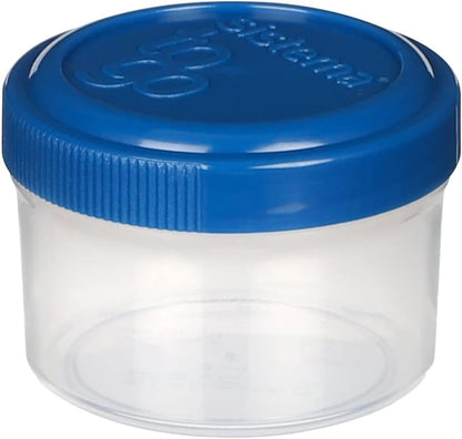 Sistema 4-Piece Salad Dressing and Condiment Containers with Lids for Lunch