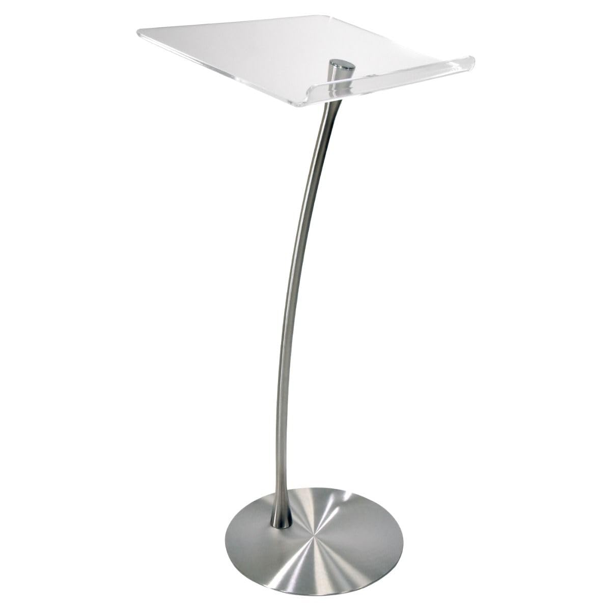 Arc 1 Stainless Steel and Acrylic Podium, Pulpit or Lectern - Kingdom by Procson