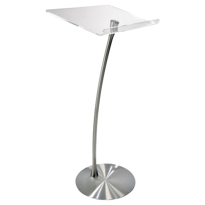 Arc 1 Stainless Steel and Acrylic Podium, Pulpit or Lectern - Kingdom by Procson