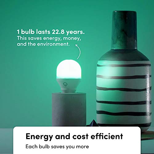 LIFX Color, A19 800 lumens, Wi-Fi Smart LED Light Bulb, Billions of Colors and Whites, No Bridge Required, Compatible with Alexa, Hey Google, HomeKit and Siri (2 Pack)