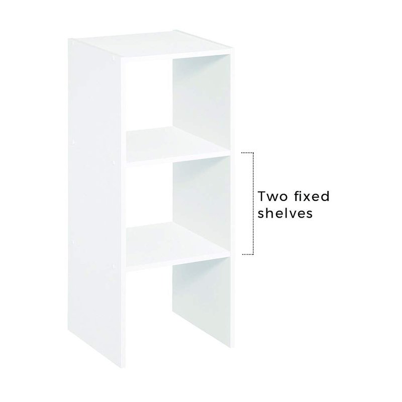 ClosetMaid 8953 Stackable Vertical Organizer, 31.5" H x 12.01" W x 11.61" D, White