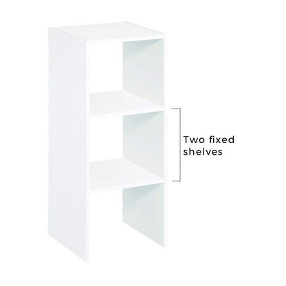 ClosetMaid 8953 Stackable Vertical Organizer, 31.5" H x 12.01" W x 11.61" D, White