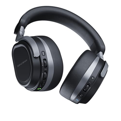 Turtle Beach Stealth 700 Gen 3 Wireless Multiplatform Amplified Gaming Headset for Xbox Series X|S, Xbox One, PC, PS5, Mobile – 60mm Drivers, AI Noise-Cancelling Mic, Bluetooth, 80-Hr Battery – Black