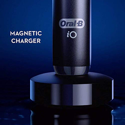 Oral-B iO Series 7 Electric Toothbrush with 2 Replacement Brush Heads, White Alabaster