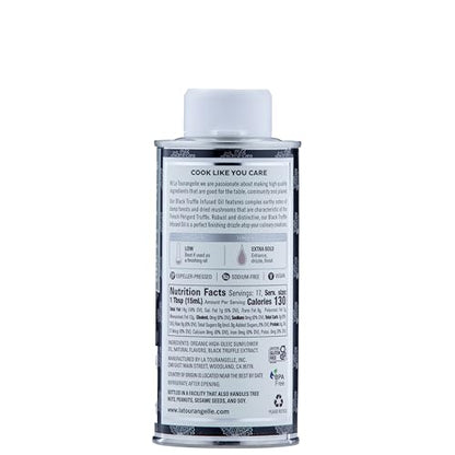 La Tourangelle, White Truffle Cooking Spray, Complex Gourmet Earthy Flavor for Spraying on Pasta, Popcorn, Vegetables, Potatoes, and More, 5 Fl Oz