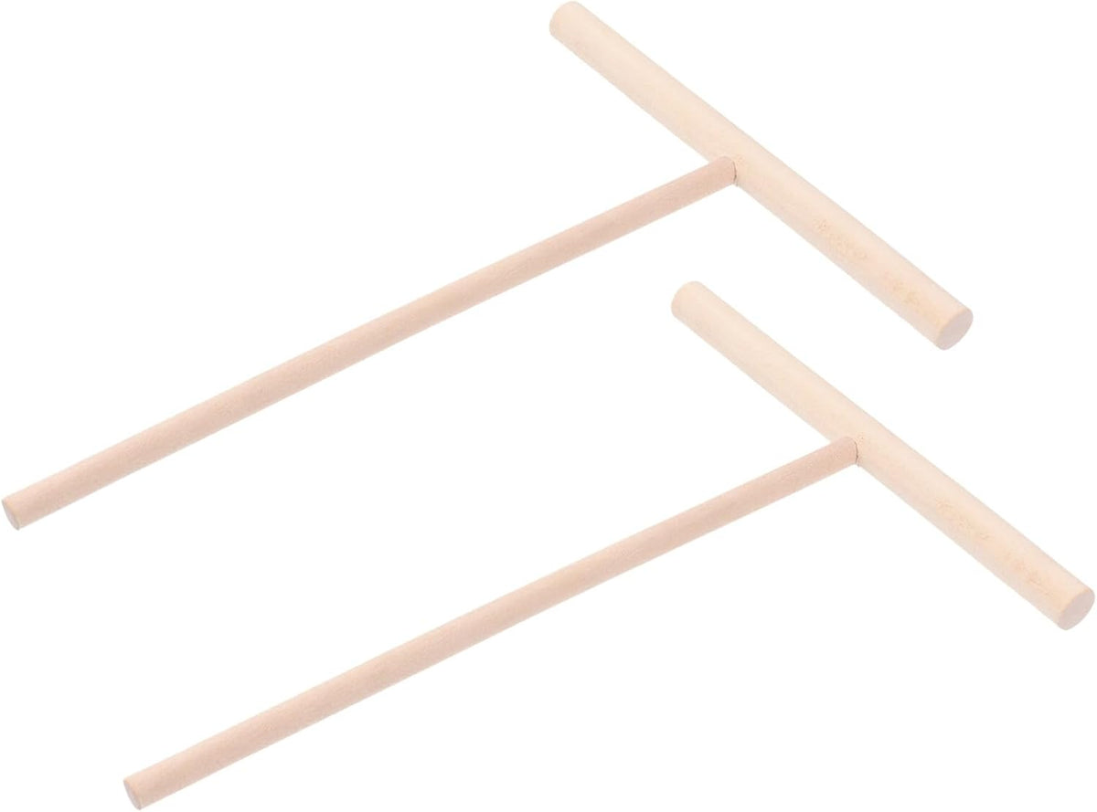 Pancake 2 Pcs Crepes Wooden Non Stick Pan Spreader