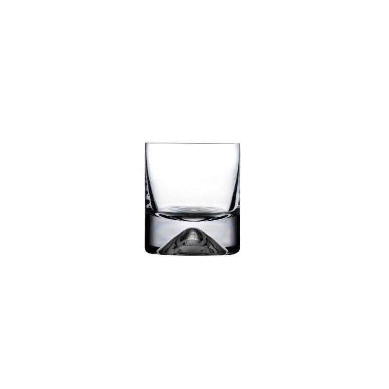 NUDE Whiskey Glasses Set of 2 – 11.75 oz Premium Lead-Free Crystal No.9 Old Fashioned Rocks Glasses for Whisky, Scotch & Bourbon – Heavy Base, Handmade Bar Tumblers Luxury Gift Set