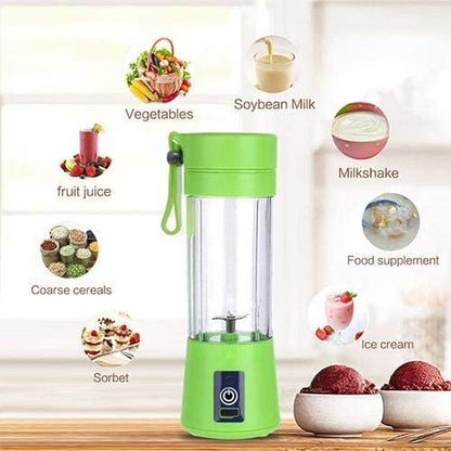 Portable Blender, Personal Mixer for Fruit, Rechargeable with USB, Mini Blender for Smoothie (Pink)