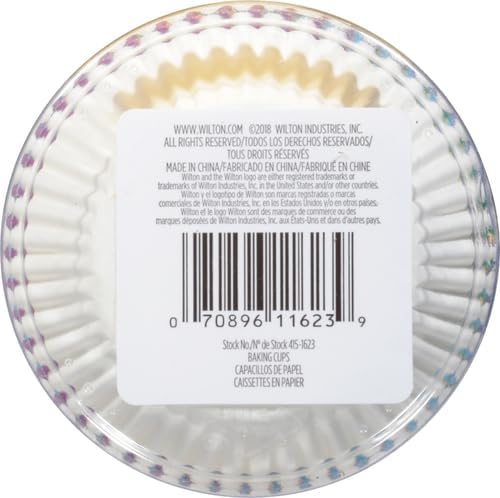 Wilton Baking Cups, Rainbow Assorted, 150 Count