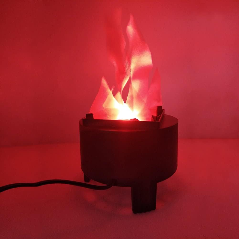 Giveme5 Electronic LED Flame Light, 110V 3D Fake Fire Lamp for Halloween, Christmas, Party, Indoor & Outdoor