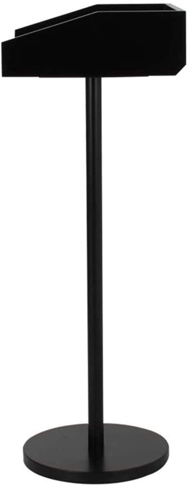 LaseVe Lectern Podium Stand, Lectern Free-Standing Floor Standing Pulpit Hotel Restaurant Entrance Podium Welcome Table Speaking Stage Master of Ceremonies for Church School Presentation