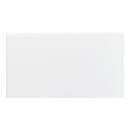 Signature Hardware 953910-36D Rowena 36" Farmhouse 60/40 Double Basin Fireclay Kitchen Sink - White