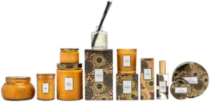 Voluspa Baltic Amber Candle | Mini Tin | 4 Oz. | 25 Hour Burn Time | Coconut Wax for Cleaner Burn