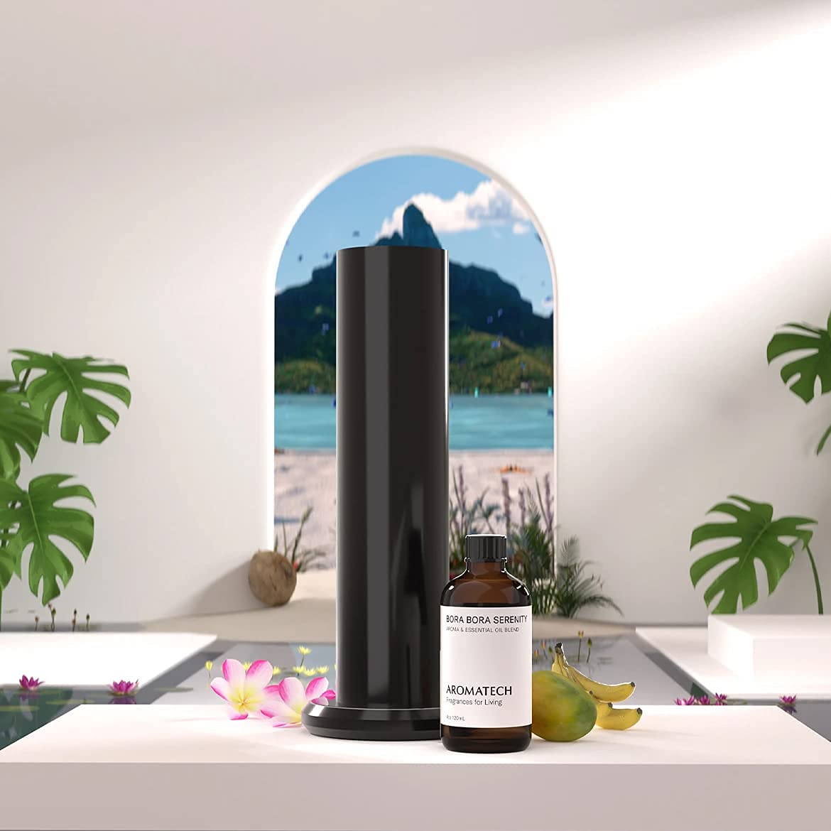 AromaTech The Hotel Aroma Essential Oil Blend: Luxury Hotel Inspired Aromatherapy with Lemon, Lavender, Peach & Pine for Ultrasonic Diffusers & Nebulizers - 0.3 fl oz, 10 mL