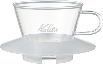 Kalita Glass Dripper WDG-155 05066, Clear Design