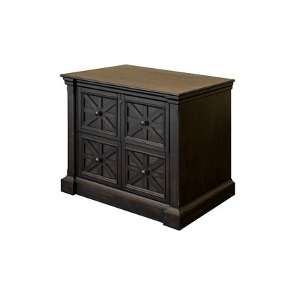 Martin Furniture Traditional Wood Lateral File Storage File Drawer Office File Drawer Dark Brown