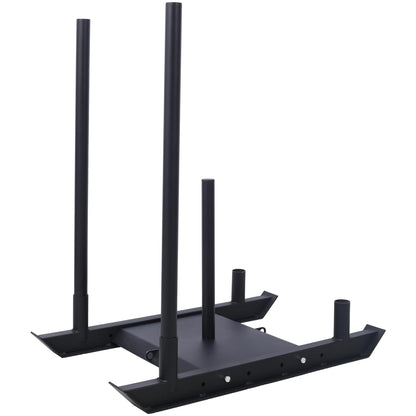 Weight Training Pull Sled, Steel Workout Equipment for Athletic Exercise and Speed Improvement
