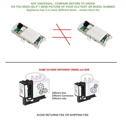 GSPUSA AP6023708, PS11757054, EAP11757054, PD00028735 CKD028735X compatible with Whirlpool Dishwasher Detergent Dispenser fits old number AP6023708, PS11757054, EAP11757054, PD00028735