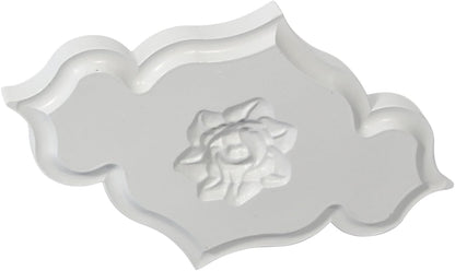 PME Creative Set of 4 Plaque Rose & Plain Embossing Plunger Cutters