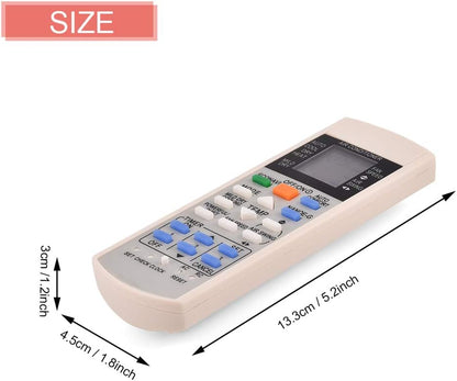 Universal Air Conditioner Remote Control Replacement for Panasonic Models A75c3300, A75c3208, A75c3706, A75c3708