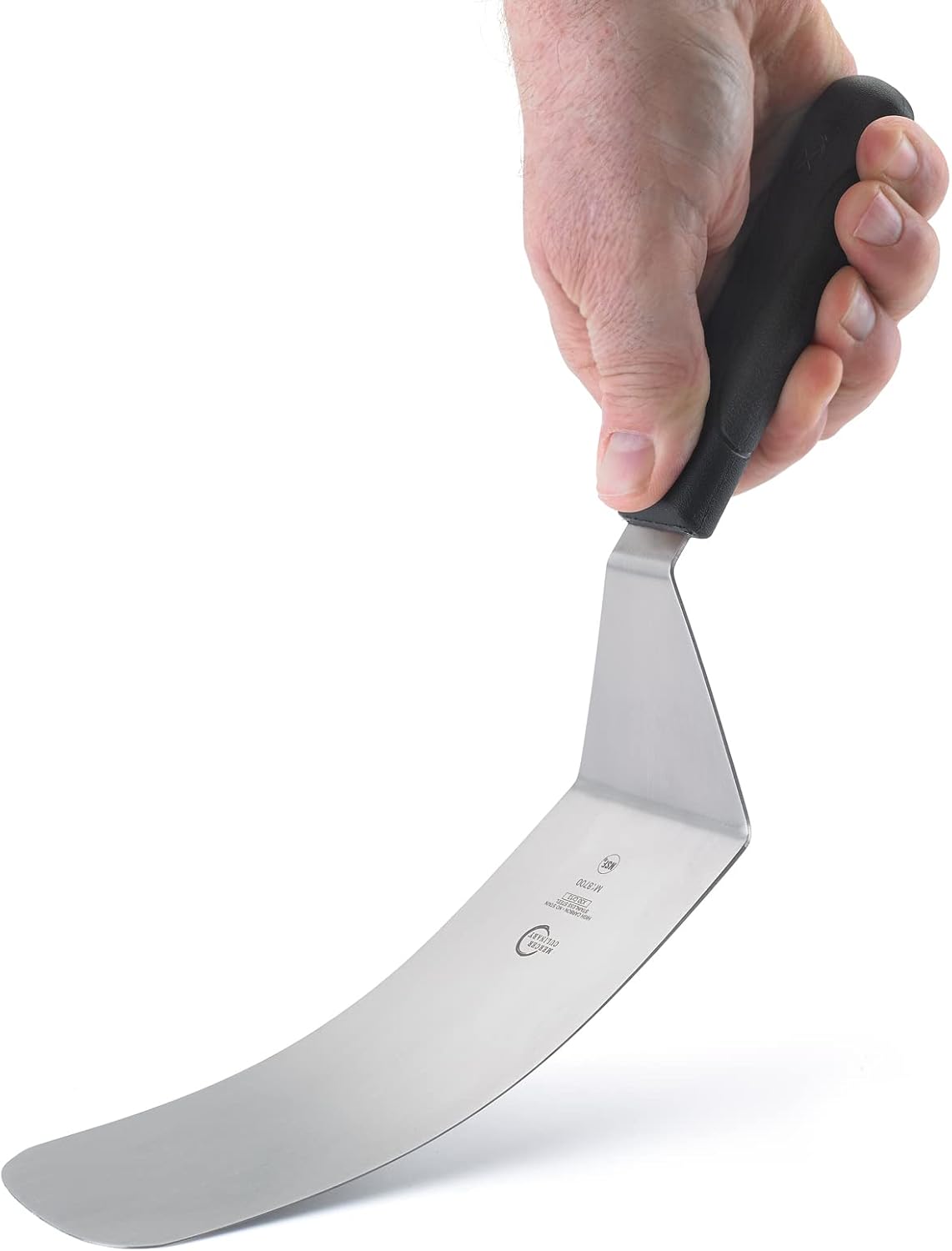 Mercer Culinary Millennia Turner/Spatula, 8 Inch Blade, Black Handle