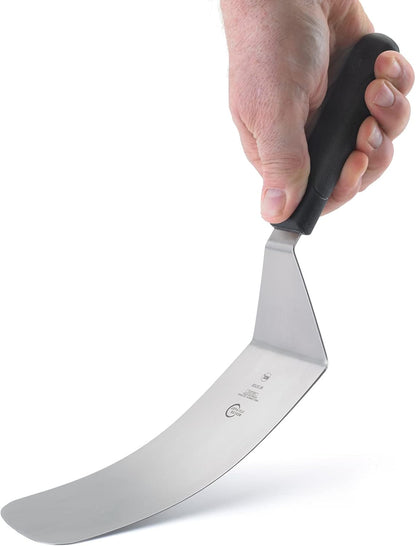 Mercer Culinary Millennia Turner/Spatula, 8 Inch Blade, Black Handle