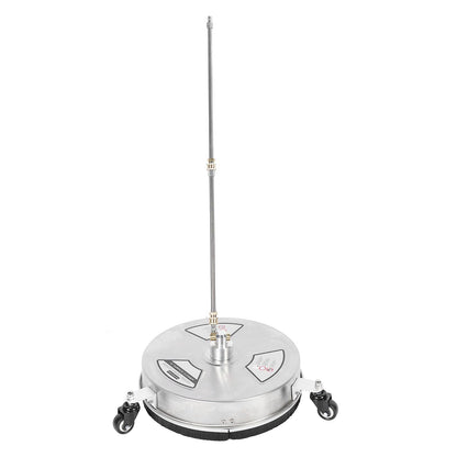Cosiki 15 Pressure Washer Surface Cleaner, Stainless Steel Power Washer Accessory, 4 Wheels Cleaner with 1 4 Quick Connect Interface, Ideal for Driveways, Sidewalks, Patios & Decks,