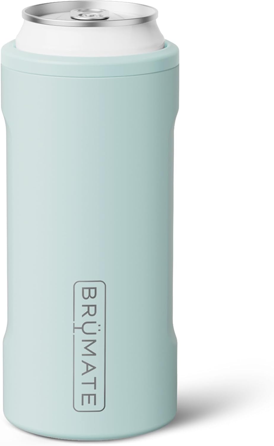 12oz BrueMate Hopsulator Slim Can Cooler Insulated for Slim Cans | Skinny Can Insulated Stainless Steel Drink Holder