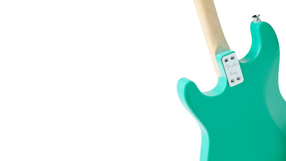 Fender x Loog 3-String Stratocaster Electric kids Guitar 3 string beginner kit (Seafoam Green)
