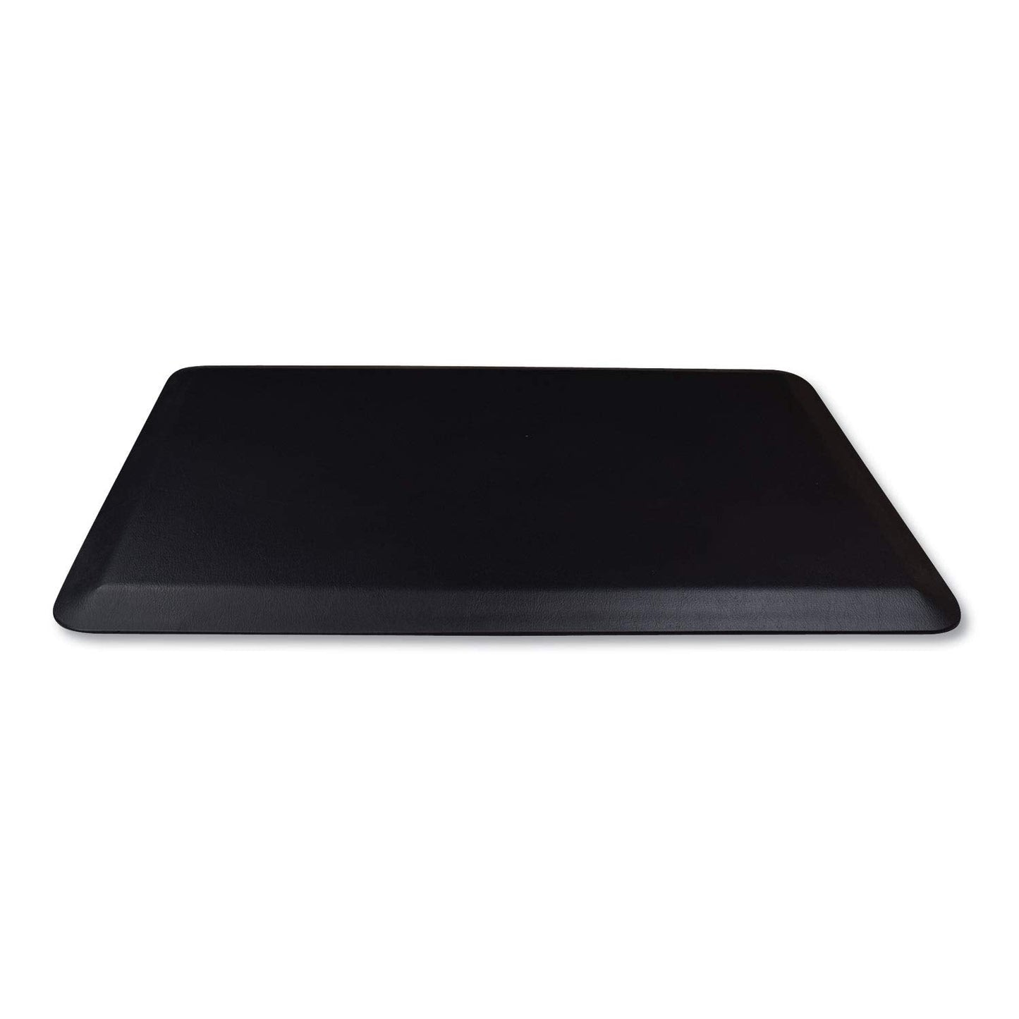 Deflecto Anti-Fatigue Mat, Standing Floor Mat, Rectangle, Beveled Edge, 18" x 24", Black (AFP1824)