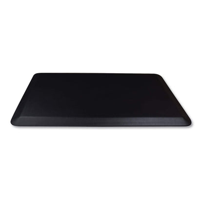 Deflecto Anti-Fatigue Mat, Standing Floor Mat, Rectangle, Beveled Edge, 18" x 24", Black (AFP1824)