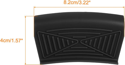 uxcell 2pcs Silicone Hot Pan Handle Holder - Heat Resistant Pot Holder Sleeve for Metal Frying Pan Cookware Black