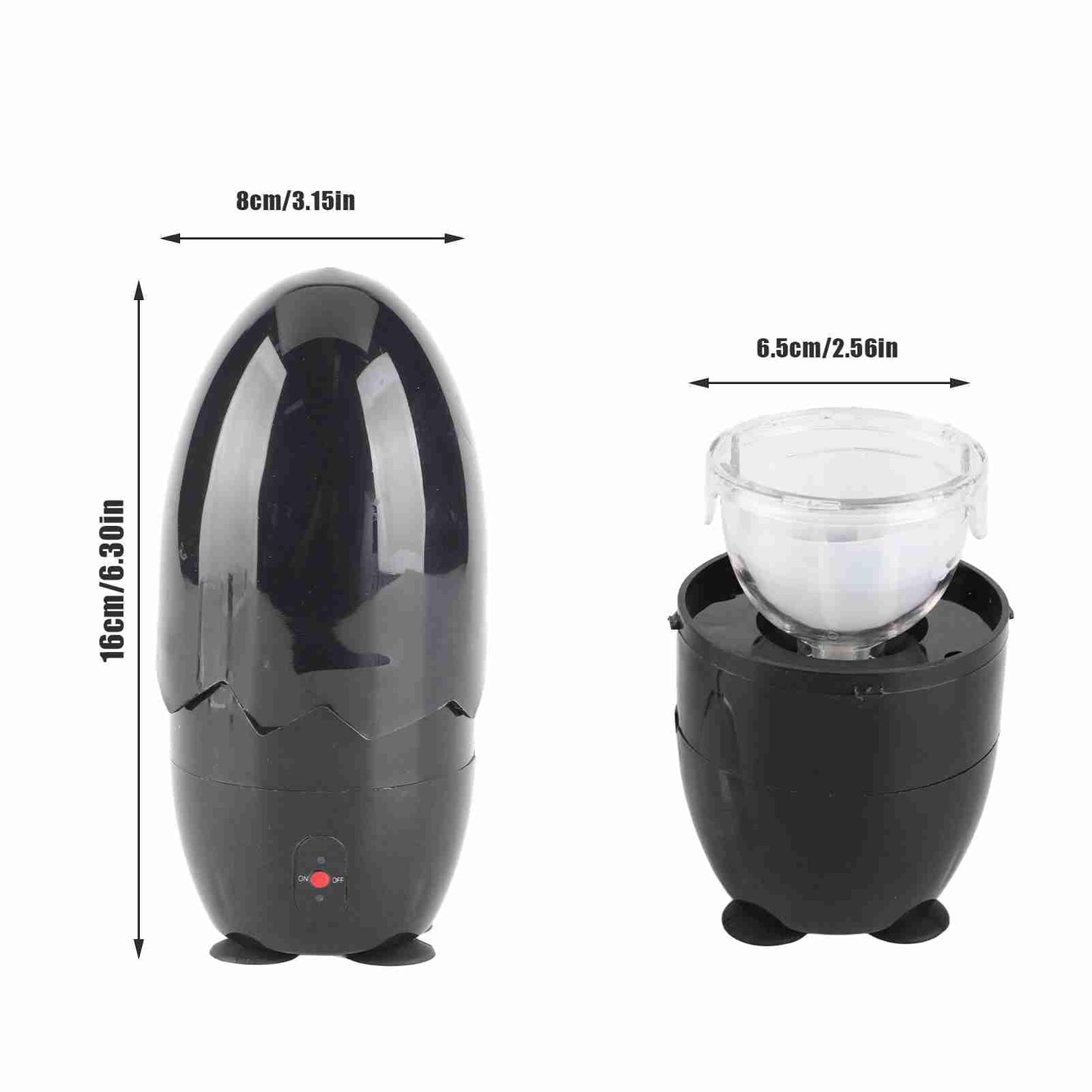 Electric Egg Spinner,Portable Maker Eggs Yolk White Mixer Egg Scrambler Electric Egg Shaker Kitchen Gadgets for Mixing Egg Whites and Yolks(US Plug)