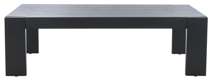 SAFAVIEH Couture Collection Nikole Black Rectangle Coffee Table