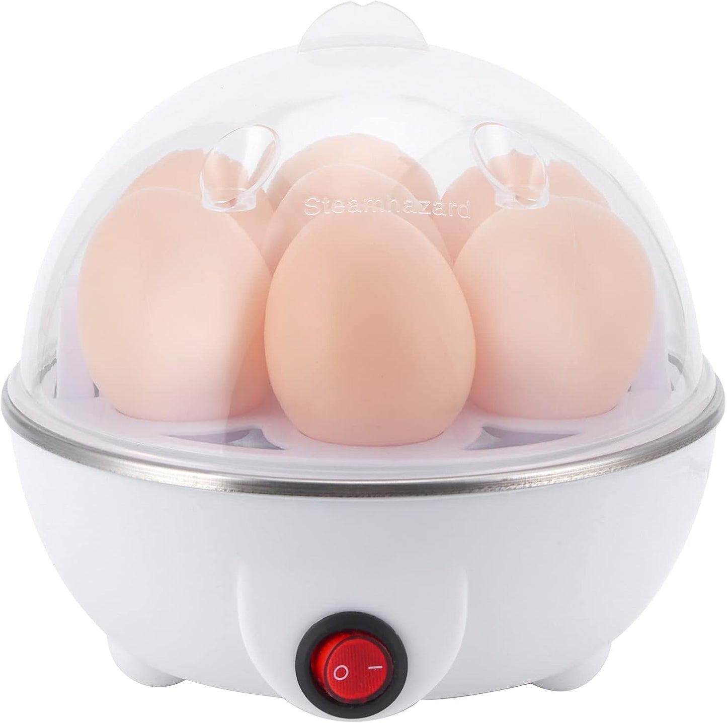Rapid Egg Cooker, Electric Eggs Boiler Maker, Multifunctional Mini Steamer for Kitchen Use (US)
