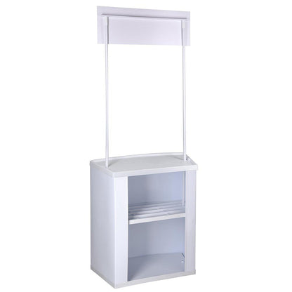 Yescom Portable Promotion Counter Table Foldable Booth Kiosk Trade Show Display Banner Stand