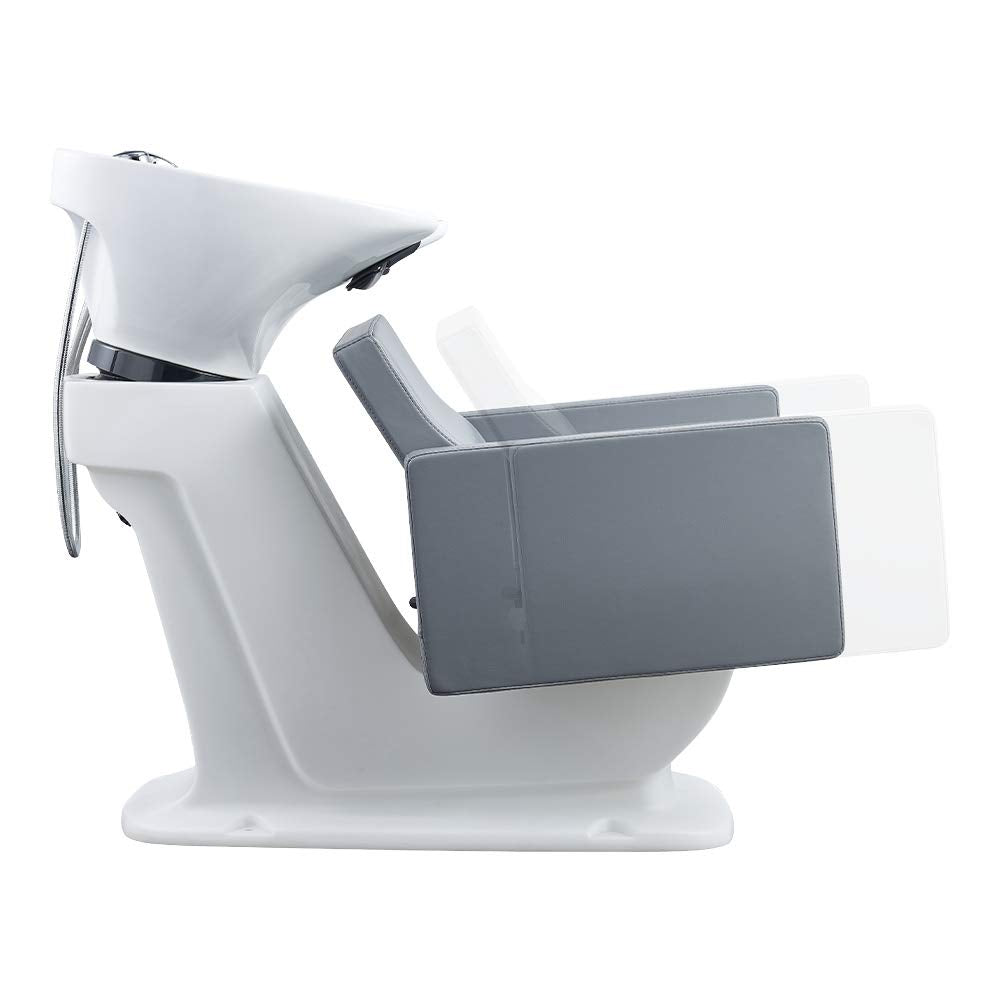 DIR Salon Shampoo Station Backwash Unit with Ceramic Wash Sink Takaran
