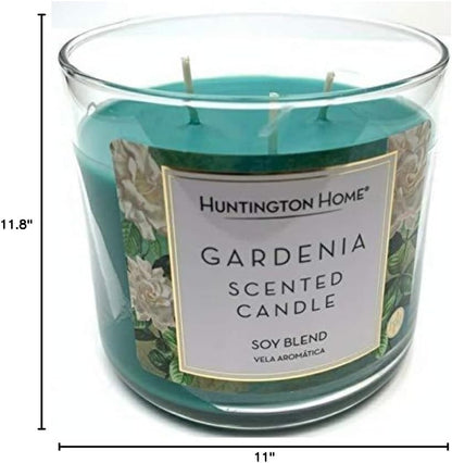 Huntington Home Gardenia Soy Blend Scented Candle