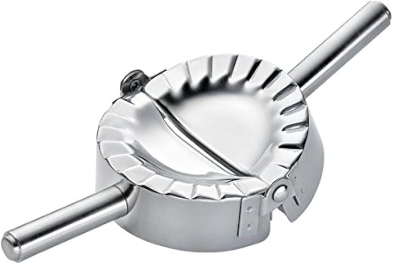 Stainless Steel Ravioli Mold Dumpling Press Maker - Pierogie Pie Crimper, Kitchen Gadgets, 4 Inch