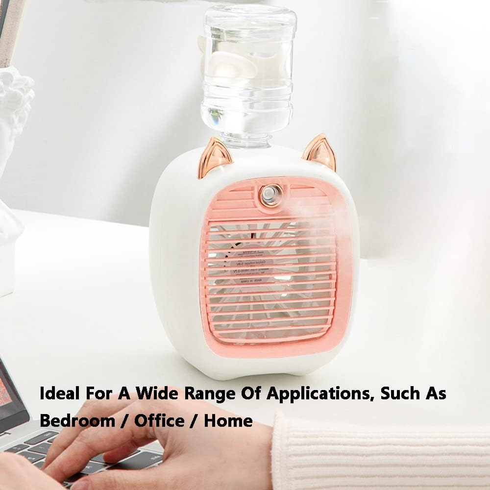 Mini Air Cooler Fan | Portable 190ml Evaporative Mini Air Conditioner | 3 Speeds USB Rechargeable Personal Air Cooler