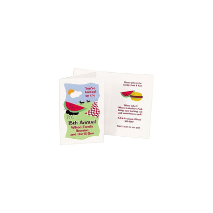 Avery 3265 Greeting Cards, Inkjet, 5-1/2-Inch x8-1/2-Inch, 20/BX, Matte White