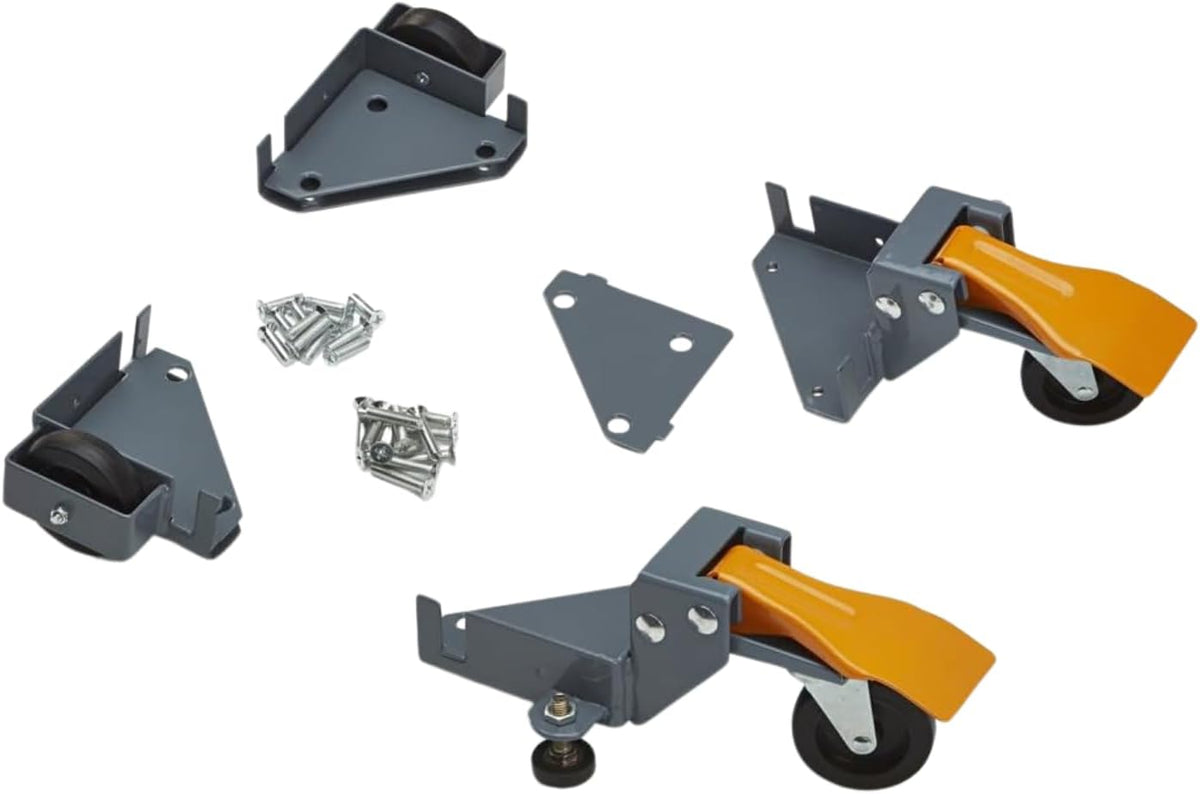 Portamate PM-1100 Mobile Base Kit - Heavy-Duty Adjustable Dolly Roller Frame | 400 lb Capacity, Universal Fit