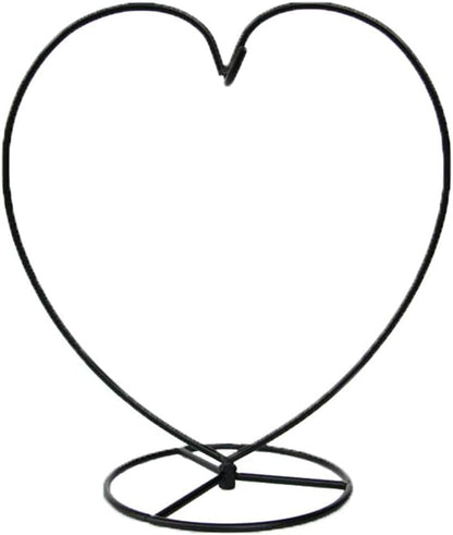 YY YEARCHY Elegant Iron Plant Stand for Hanging Terrariums - Big Heart Design