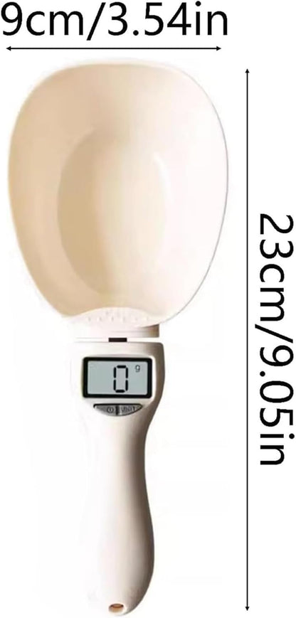 Food Measuring Scoop Scale, Digital Measuring Spoon, Weighing Spoon Scale 800g / 0.1g High Precision with LCD Screen, Display Electronic Measuring Spoon for Kitchen Gadgets and Daily Meals (1pc)