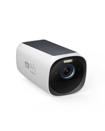 eufy Security eufyCam S330 (eufyCam 3) Add-on Camera, Security Camera Outdoor Wireless, 4K with Integrated Solar Panel, Face Recognition AI, Spotlight, No Monthly Fee, Built-in 16GB