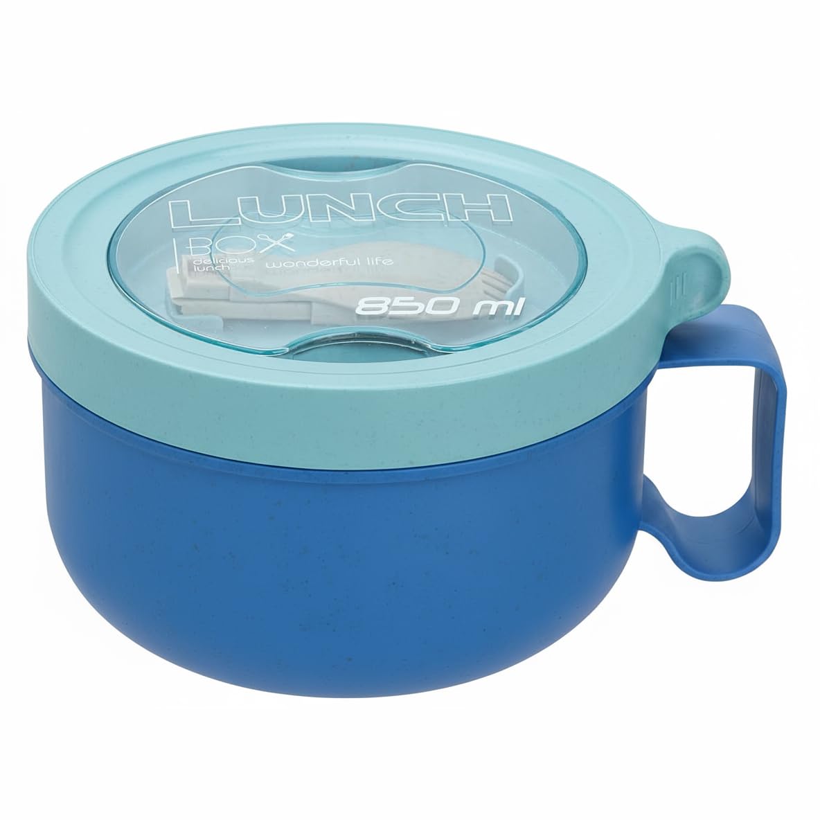 Microwave Bowl with Lids,Ramen Bowl,28oz Microwave Soup Mugs with Handles,for Soup and Instant Noodles,Oatmeal, Gumbo, Salad, College Dorm Room Essentials for Girls for Boys Apartment Essentials(Blue)