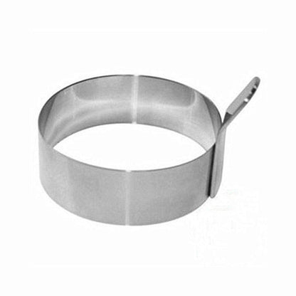 Colorsheng Egg Ring,3 Inch Stainless Steel Omelet Mold Pancake Ring Metal Kitchen Cooking Tool (3 Pack)